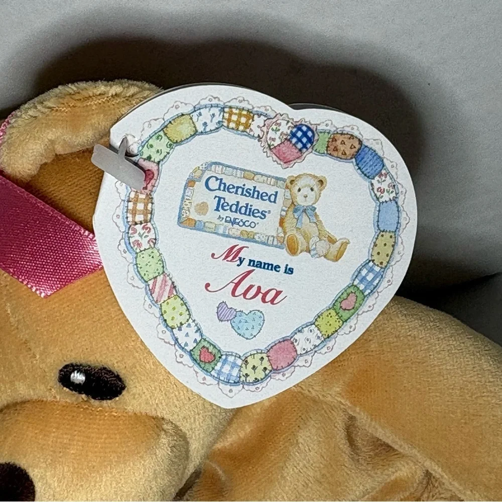 Vintage 1998 Cherished Teddies Ava Teddy Bear NWT